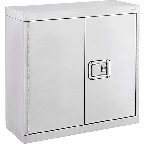 Global Industrial Stainless Steel 304 Wall Cabinet, 30inW x 12inD x 30inH 316087A